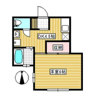 ニューサンフジ【2階】の間取り