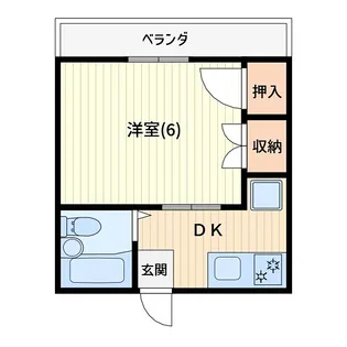千代田マンション【3階】の間取り
