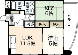 第2イノウエビル【8階】の間取り