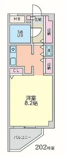 ルネッサンス大和【4階】の間取り