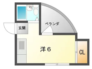 コスモ八坂ハイツ【3階】の間取り