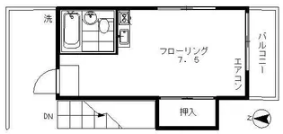東京都北区赤羽西4【マンション】の間取り