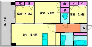 La premiere【2階】の間取り
