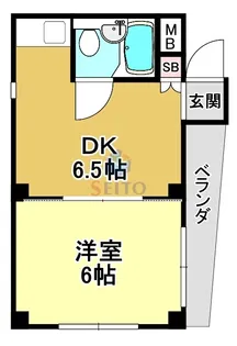 プリマベーラ岡町【1階】の間取り