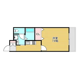 アンプルールクレール【3階】の間取り