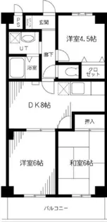 ふじみつるビル【3階】の間取り
