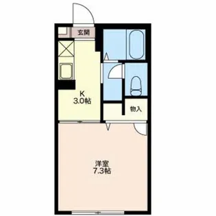 新潟県新発田市舟入町1【アパート】の間取り