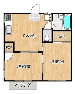 関口グリーンハイツA【1階】の間取り