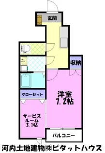StarSweet 7th【1階】の間取り