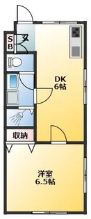 コーポフジクラ第2【2階】の間取り