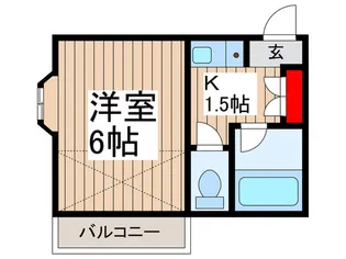 ベル・シ-マB【4階】の間取り