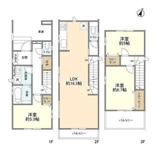 埼玉県さいたま市北区東大成町1【一戸建】の間取り