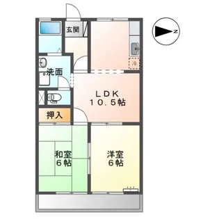 イースタンハウス【2階】の間取り