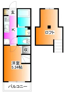 Dimora安行領根岸【1階】の間取り
