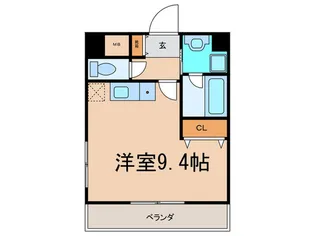 コスミオン【8階】の間取り