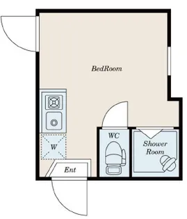 フェリスコア【1階】の間取り
