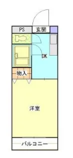 梶ヶ谷山口ハイツ【1階】の間取り