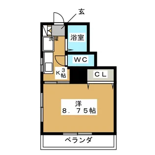 エステール阿佐ヶ谷【1階】の間取り