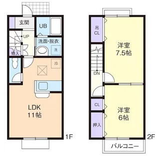 Rainbow Bの間取り