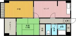 アリス一つ山【3階】の間取り