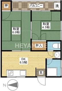 ノインヒル・カネガエ【3階】の間取り