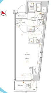 Log代々木 ~ログ代々木~【4階】の間取り
