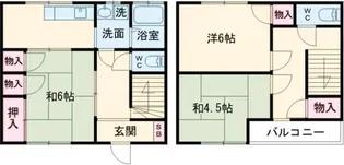 東京都八王子市下恩方町【一戸建】の間取り