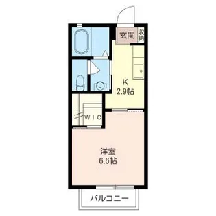 ハイネス【1階】の間取り