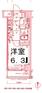 スクエアシティ横濱山手【3階】の間取り