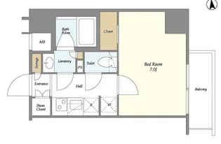 東京都台東区東上野2【マンション】の間取り