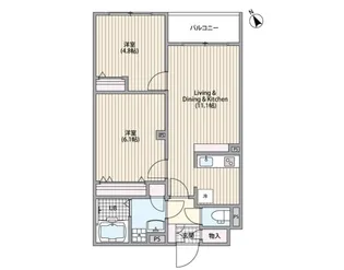 東京都世田谷区野沢1【マンション】の間取り