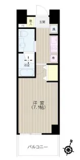 ベイフィールド小石川【7階】の間取り