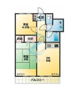 東京都江戸川区船堀6【マンション】の間取り