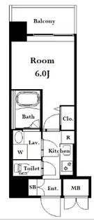 グランパレス南麻布仙台坂【5階】の間取り