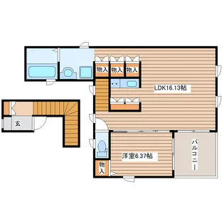 ベラカーサ5【2階】の間取り