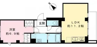 フォーリーフクローバー神楽坂【2階】の間取り