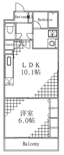 東京都江東区亀戸3【マンション】の間取り