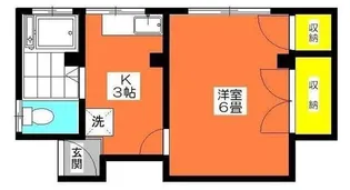 コーポ森【2階】の間取り