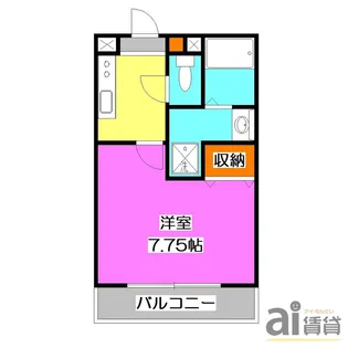 東京都東村山市秋津町1【アパート】の間取り