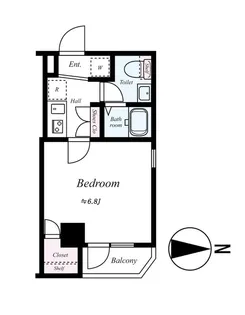 プレール・ドゥーク錦糸町II【2階】の間取り
