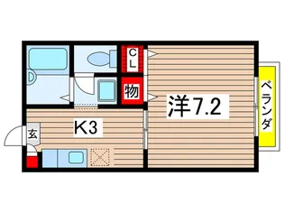 サンロード【1階】の間取り