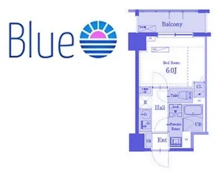 ラグゼナ横浜鶴見【10階】の間取り