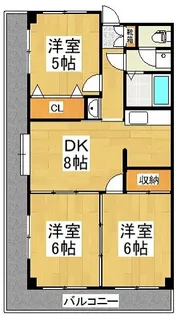 ライフプラザカナン【2階】の間取り