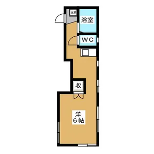 モンシャトー・プランドール【1階】の間取り