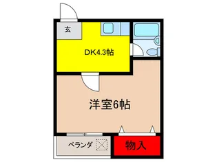 サンライフ【3階】の間取り