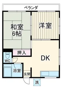 グリーンコーポ第一【2階】の間取り