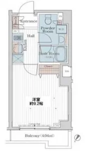 カスタリア三宿【3階】の間取り