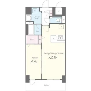 La maison de clochette【6階】の間取り