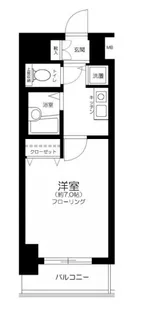 東京都中央区新川1【マンション】の間取り