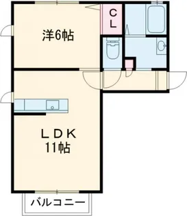 ソレアード中島【2階】の間取り